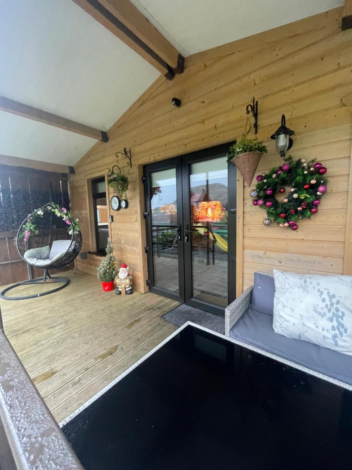 The Lodge Mountain View Log Cabin , Attymass Ballina Boyhollagh Exterior foto
